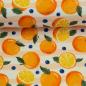 Preview: Baumwolldruck Fruits Orangen auf Orange von Swafing